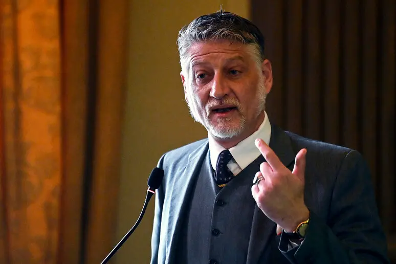 Alessandro Giuli ministro della cultura (foto ansa)