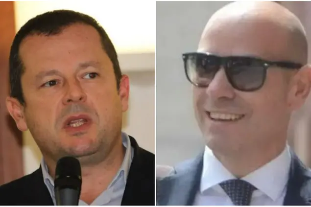 Da sinistra, Stefano Tunis e Antonello Peru (Archivio)