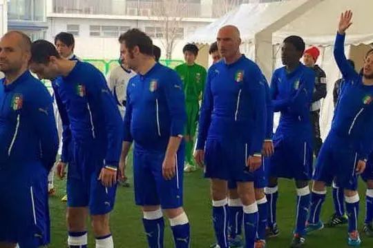 Un'immagine del film "Crazy for football"