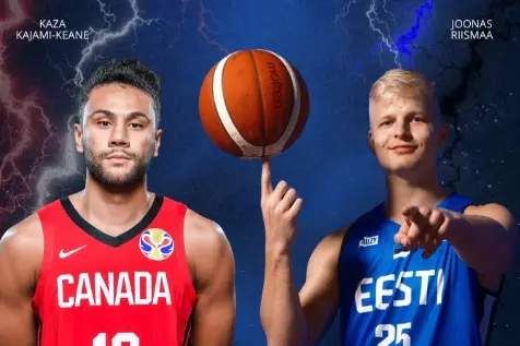 Kaza Kajami-Keane e Joonas Riismaa (foto dinamobasket.com)