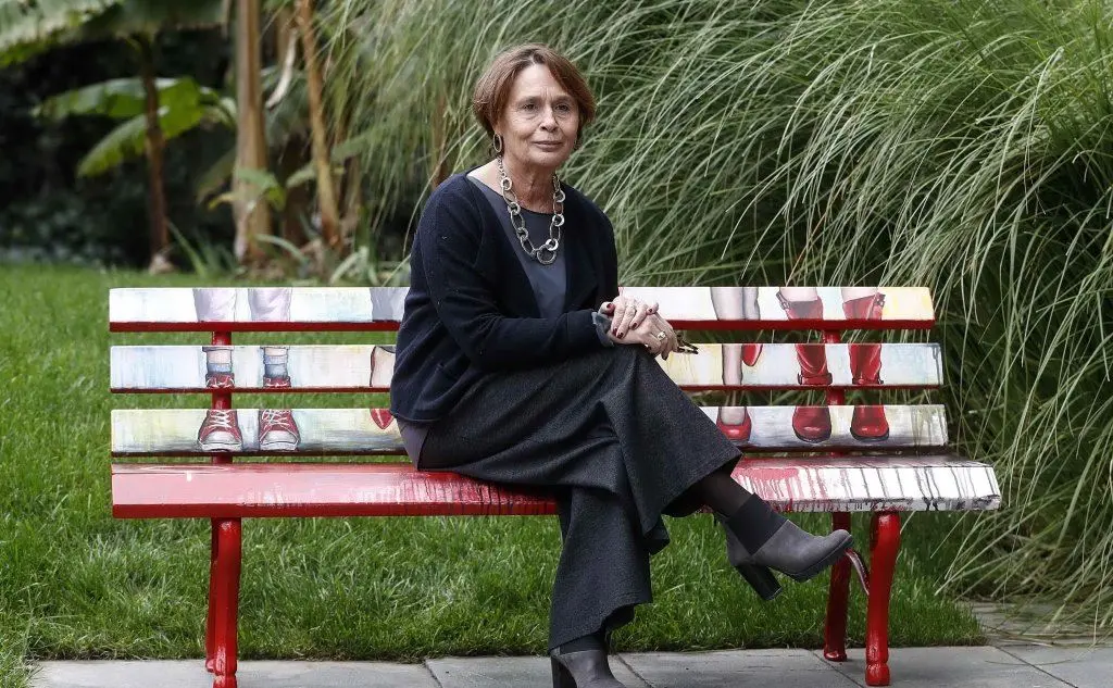 Maria Mussi Bollini, presidente Pari opportunità RAI, sulla panchina rossa per dire no alla violenza sulle donne