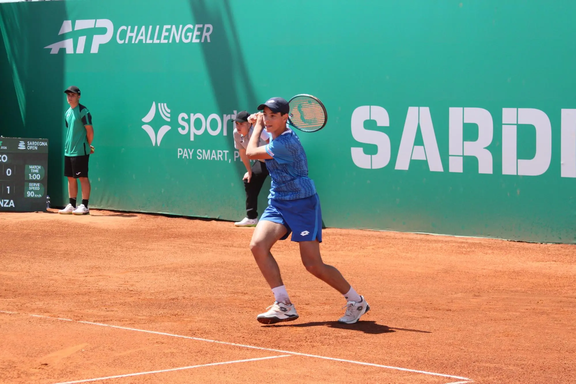 Tennis, a Cagliari avanza Lorenzo Rocco Lorenzo Rocco del Tc Cagliari (foto Antonio Burruni)
