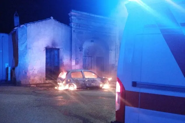Incendio a Settimo