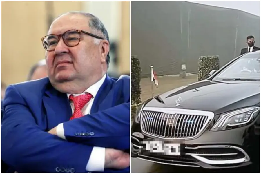 Usmanov e la "super car" del modello sequestrato in Costa Smeralda