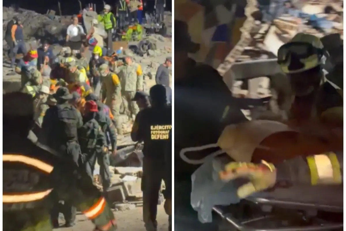 The images of the rescue shared on X by president Delcy Rodriguez