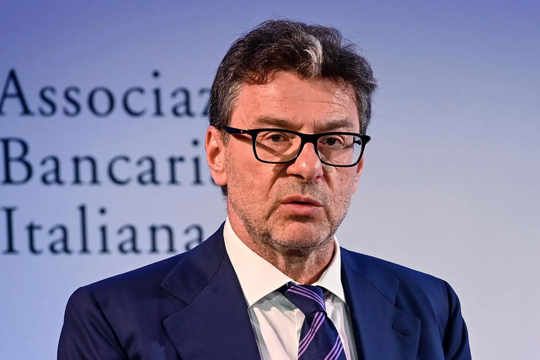 Il ministro dell'Economia Giorgetti (Ansa)