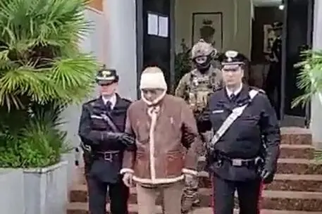 L'arresto di Matteo Messina Denaro (Ansa)