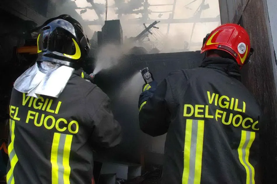 Un intervento dei vigili del fuoco (foto d'archivio)