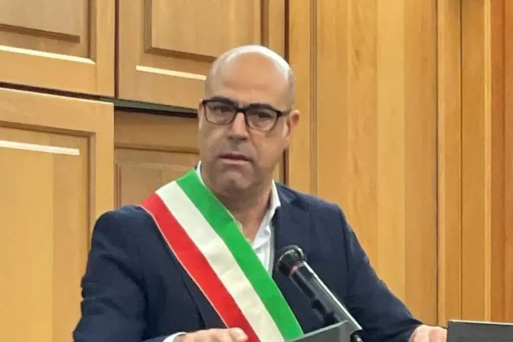 Il sindaco di Ozieri Marco Peralta (foto Tellini)