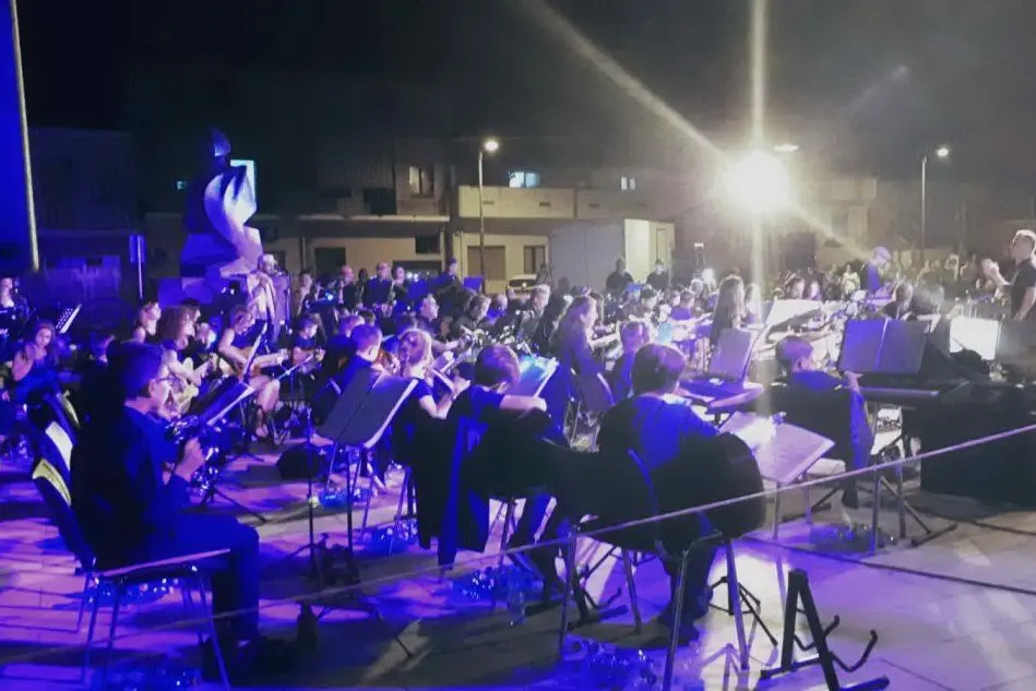 Il concerto della Oma Big Band a Gonnesa