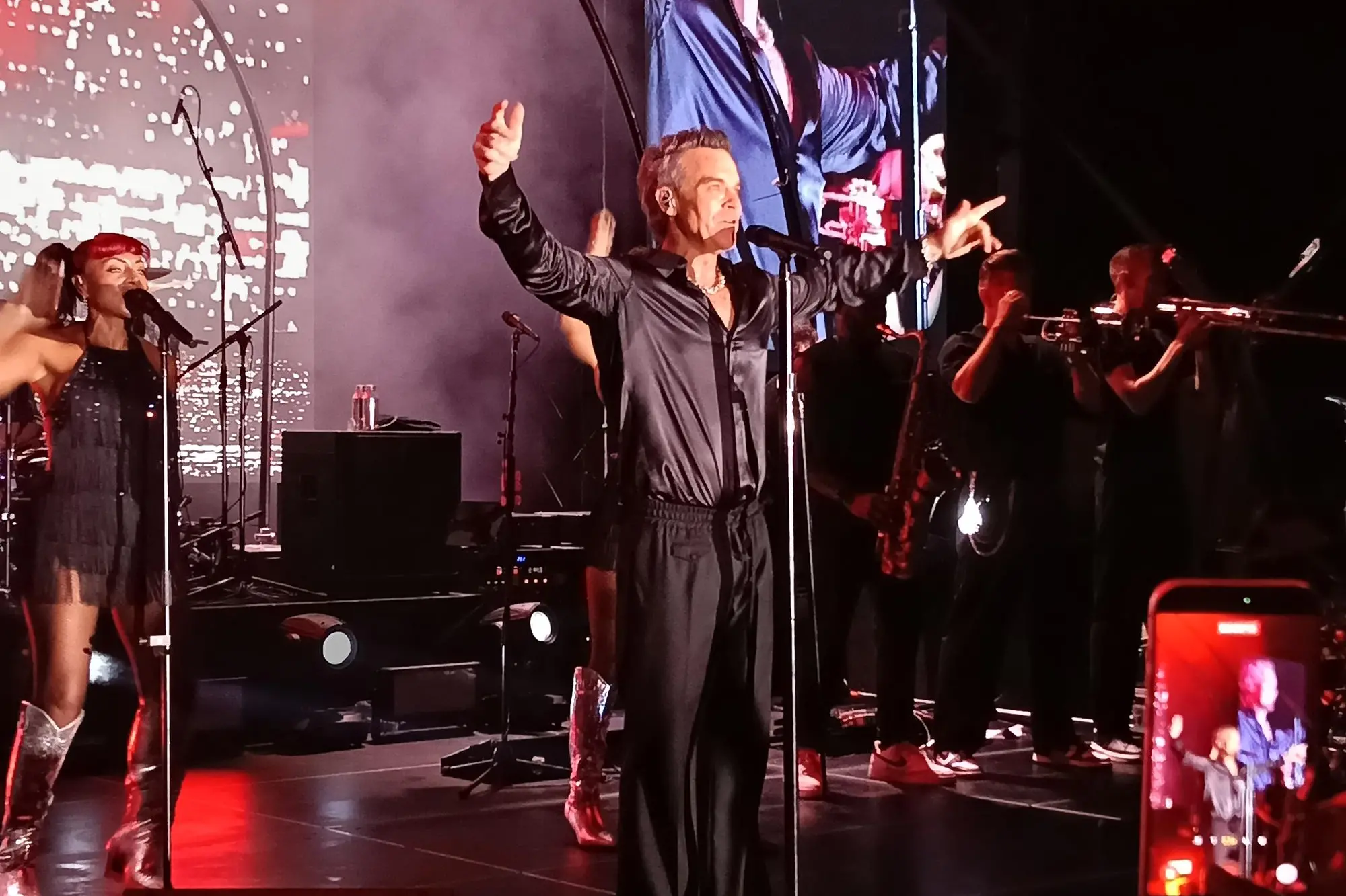 Robbie Williams al Romazzino (foto Ilenia Giagnoni)
