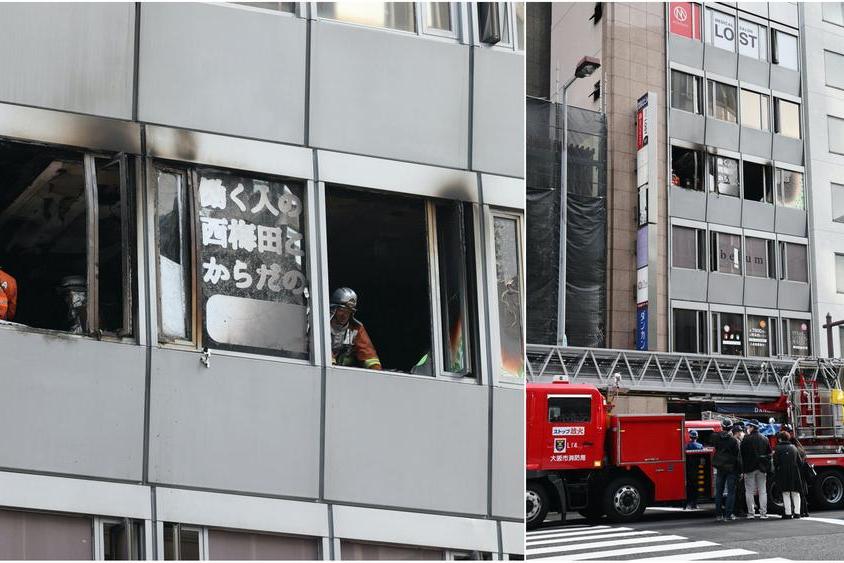 Fiamme in un palazzo nel centro di Osaka: “Almeno 27 vittime”