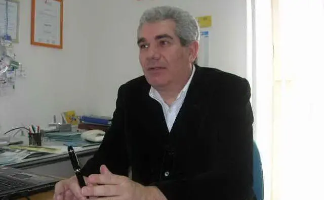 Il direttore sanitario dell'ospedale, Sergio Pili (foto Pittau)