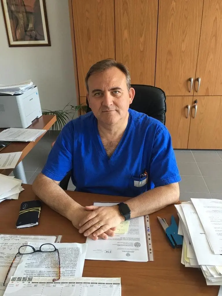 Gabriele Finco, direttore di Anestesia e rianimazione del Duilio Casula (foto concessa)