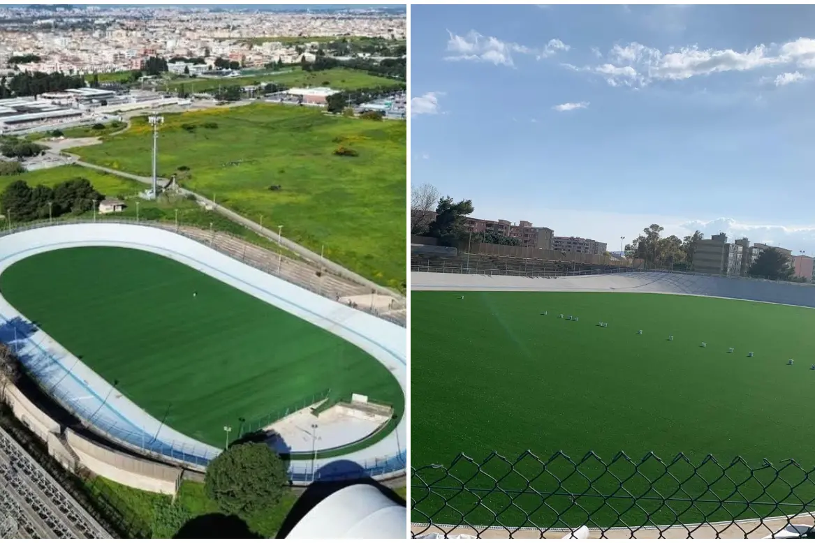 Il velodromo di Quartu dopo i lavori (foto ufficio stampa)