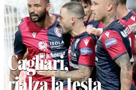 La prima pagina di sport su L'Unione Sarda