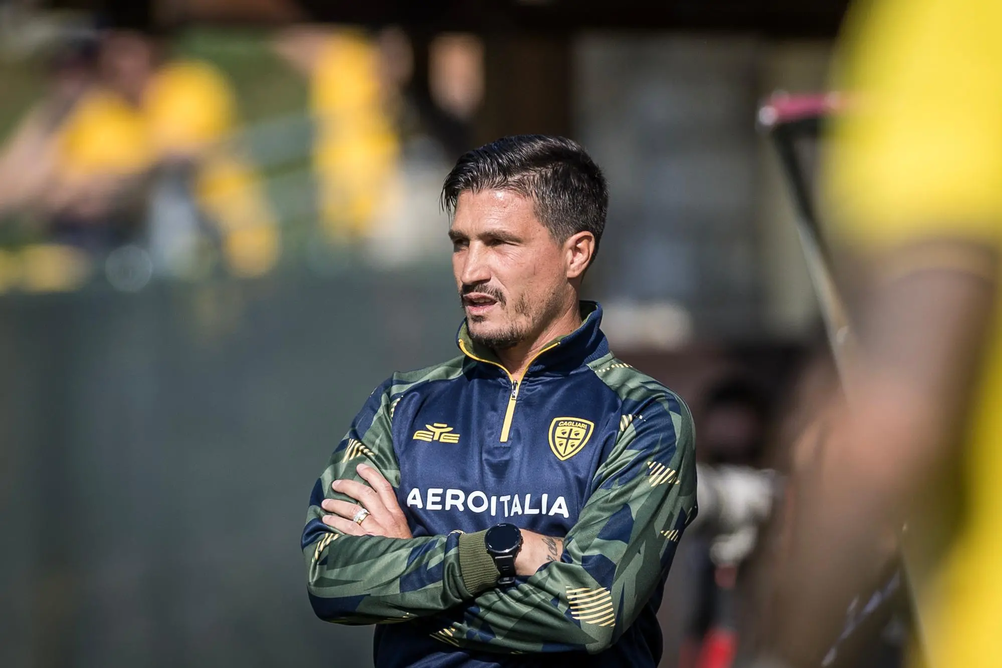 Fabio Pisacane, allenatore del Cagliari (foto Valerio Spano)