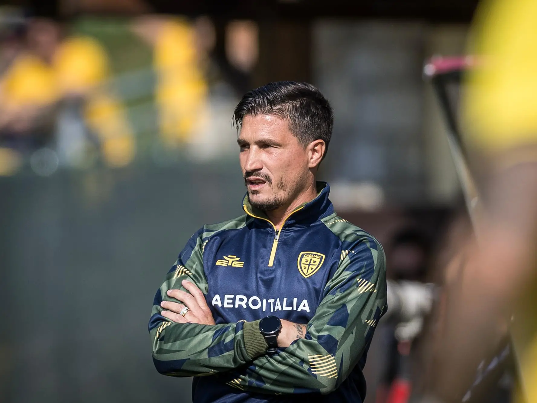 Fabio Pisacane, allenatore del Cagliari (foto Valerio Spano)