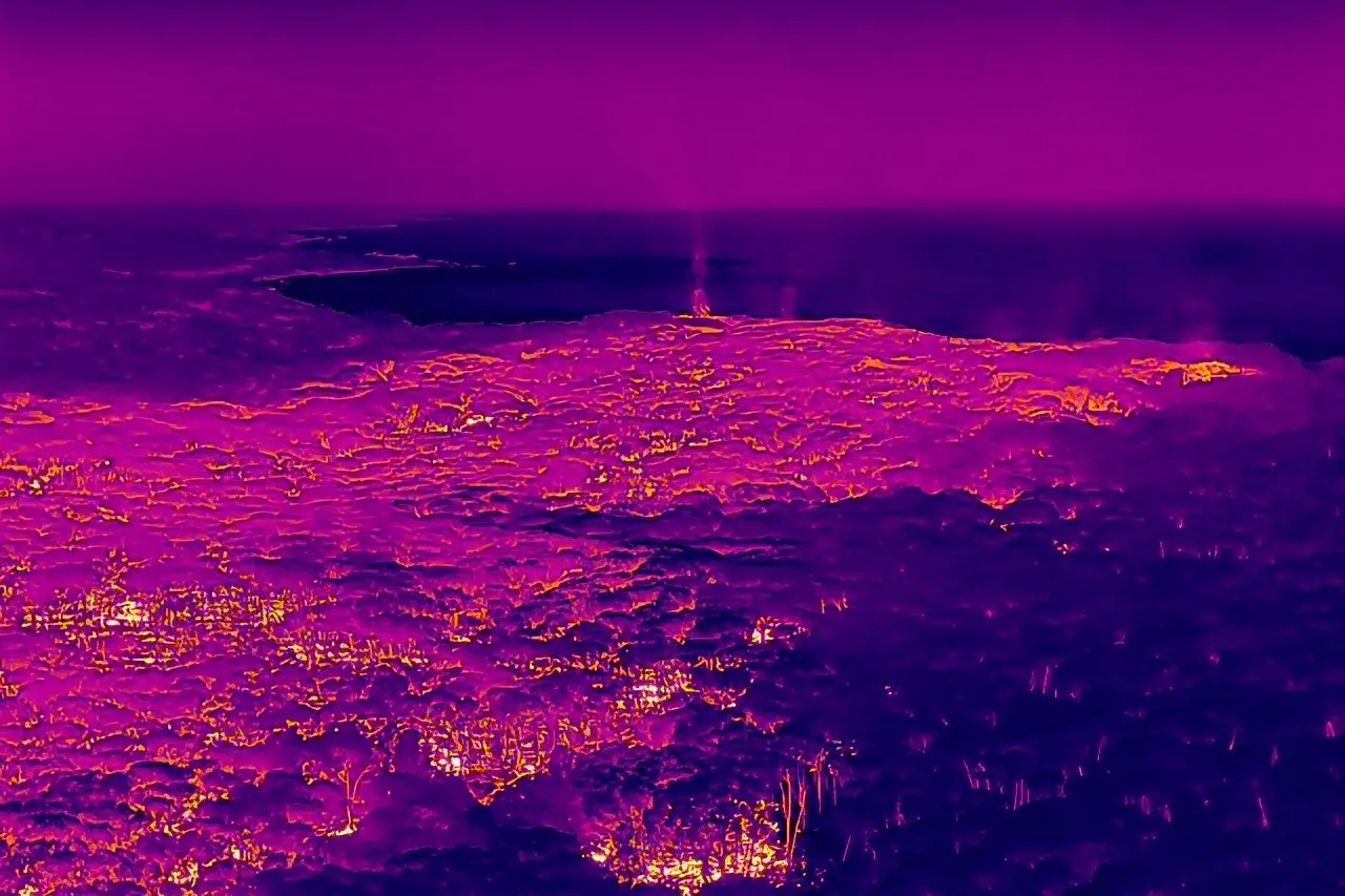 Rogo nella pineta di Monti Russu, le immagini dalla termocamera a infrarossi