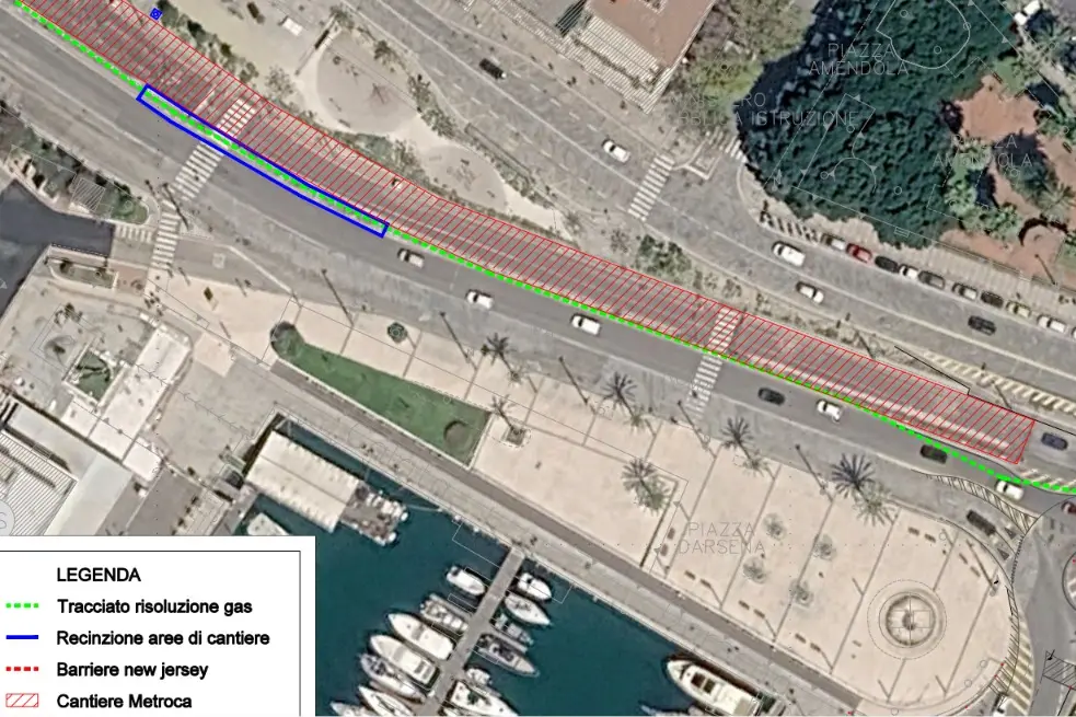 Le modifiche alla viabilità nel lungomare New York 11 settembre
