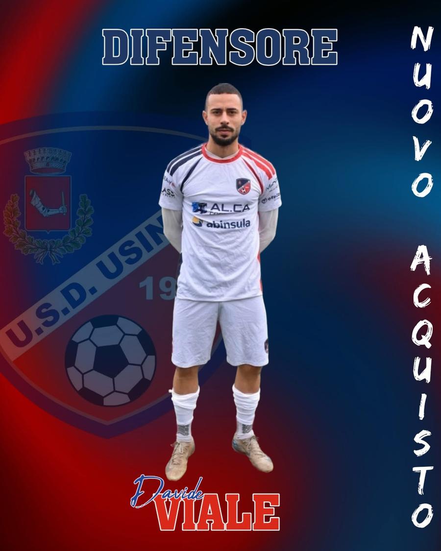 Promozione, nuovo acquisto per l’Usinese: arriva Davide Viale