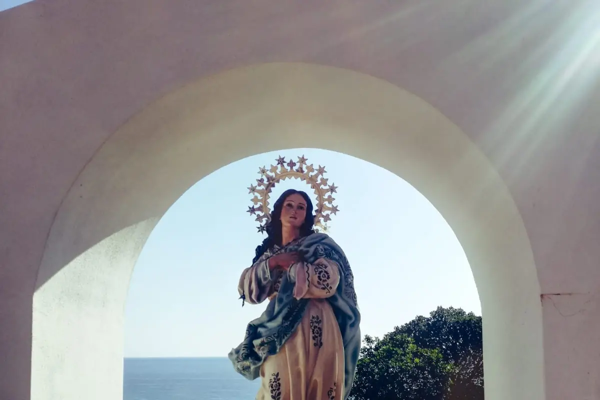 Il simulacro della Madonna degli Angeli a Cardedu (foto concessa)