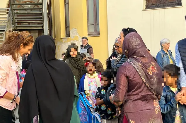 Alunni e genitori alla Satta
