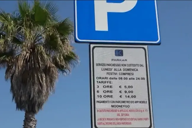 I parcheggi a pagamento del Poetto