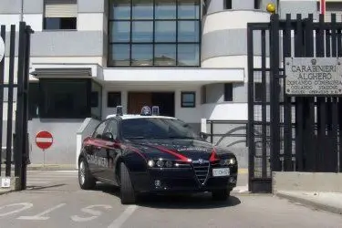 la caserma dei carabinieri di Alghero