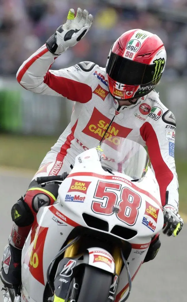 Sul circuito di Assen, in Olanda, nel 2011