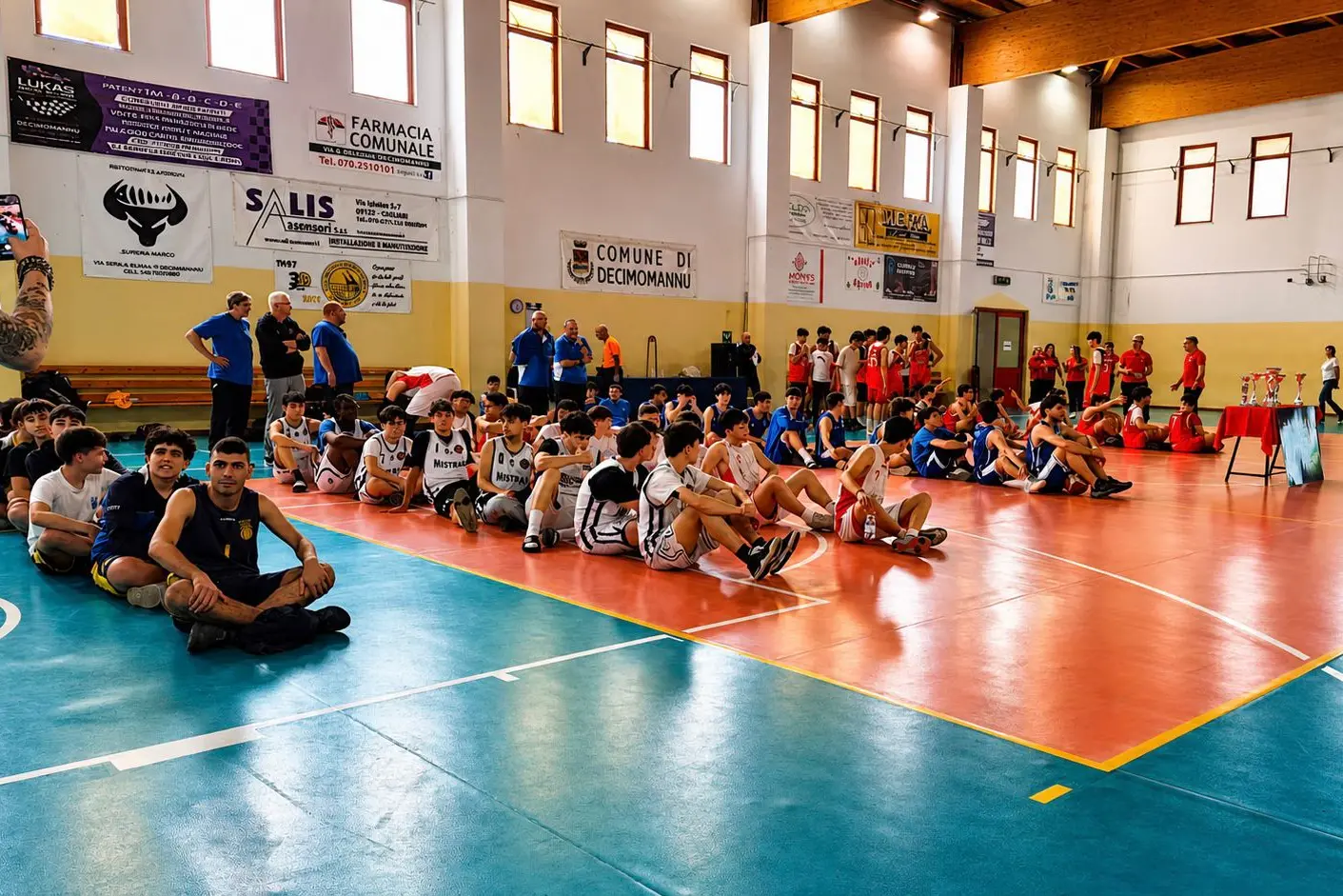 Un'immagine di una manifestazione MSP (foto concessa da MSP Sardegna - Settore Basket)