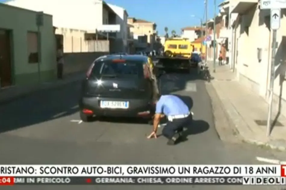 I rilievi della polizia municipale