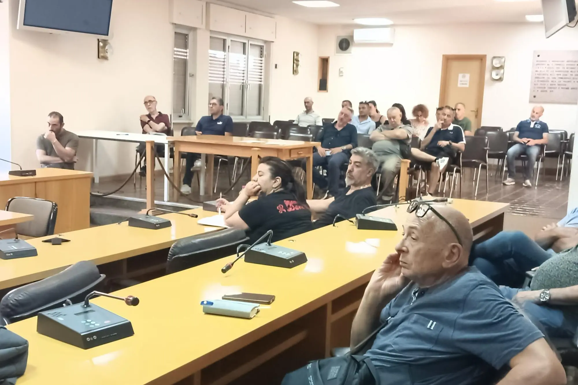 L'incontro con i rappresentanti delle società sportive