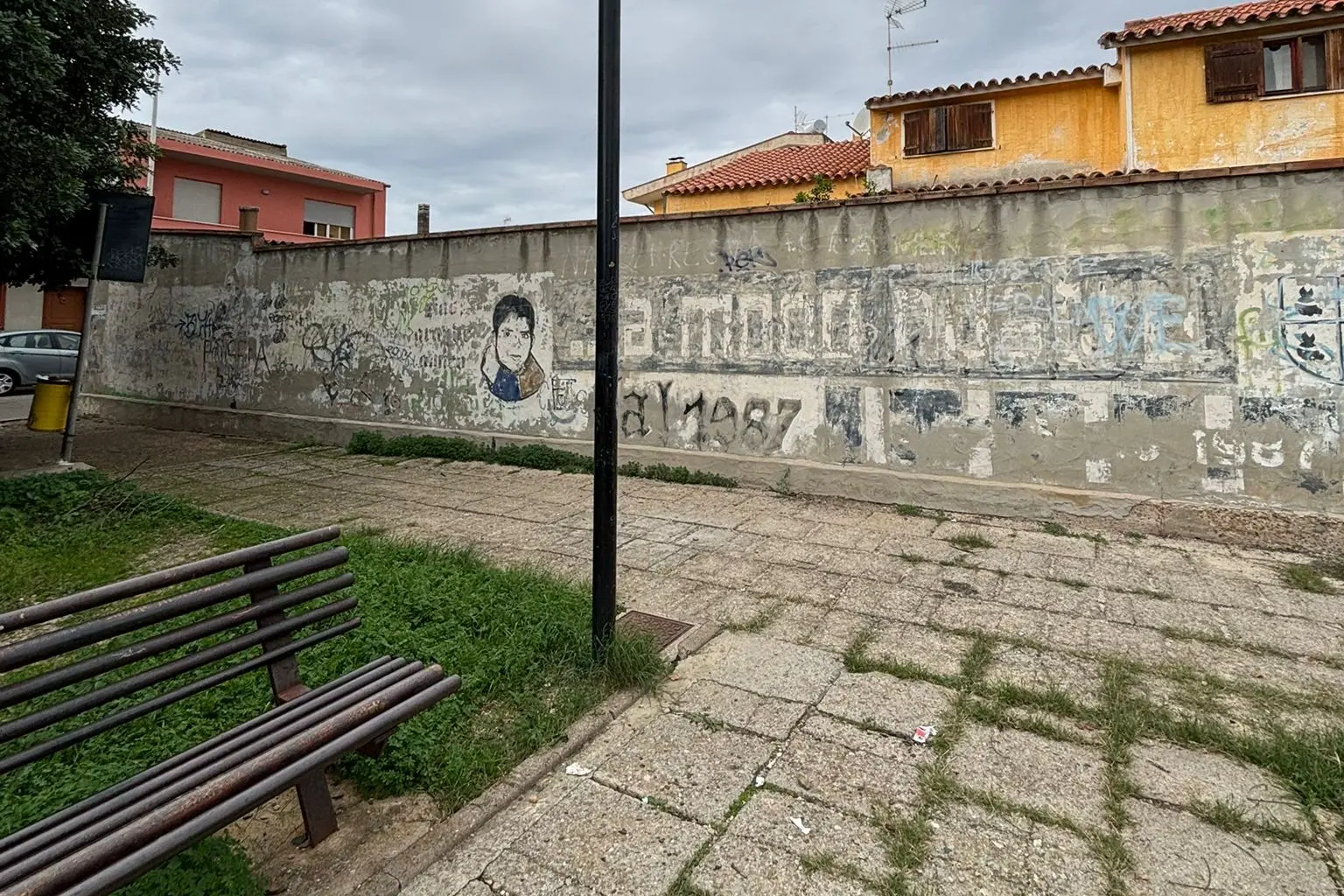 Sinnai, la piazzetta 2 agosto