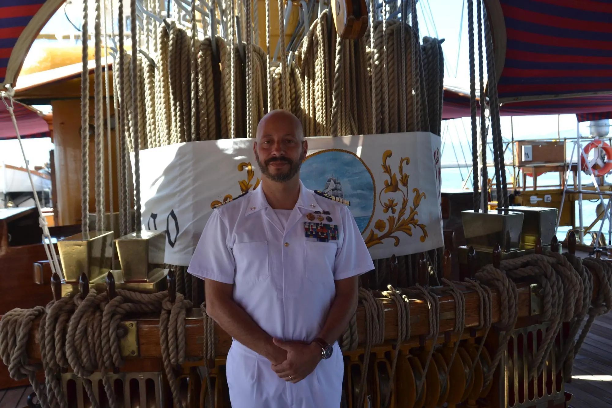 Il Capitano di Vascello Nicasio Falica (Ansa)