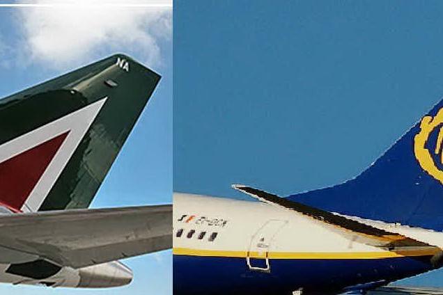 Intesa Alitalia-Ryanair sui voli per l'Isola?Verso un compromesso tra gli ex nemici