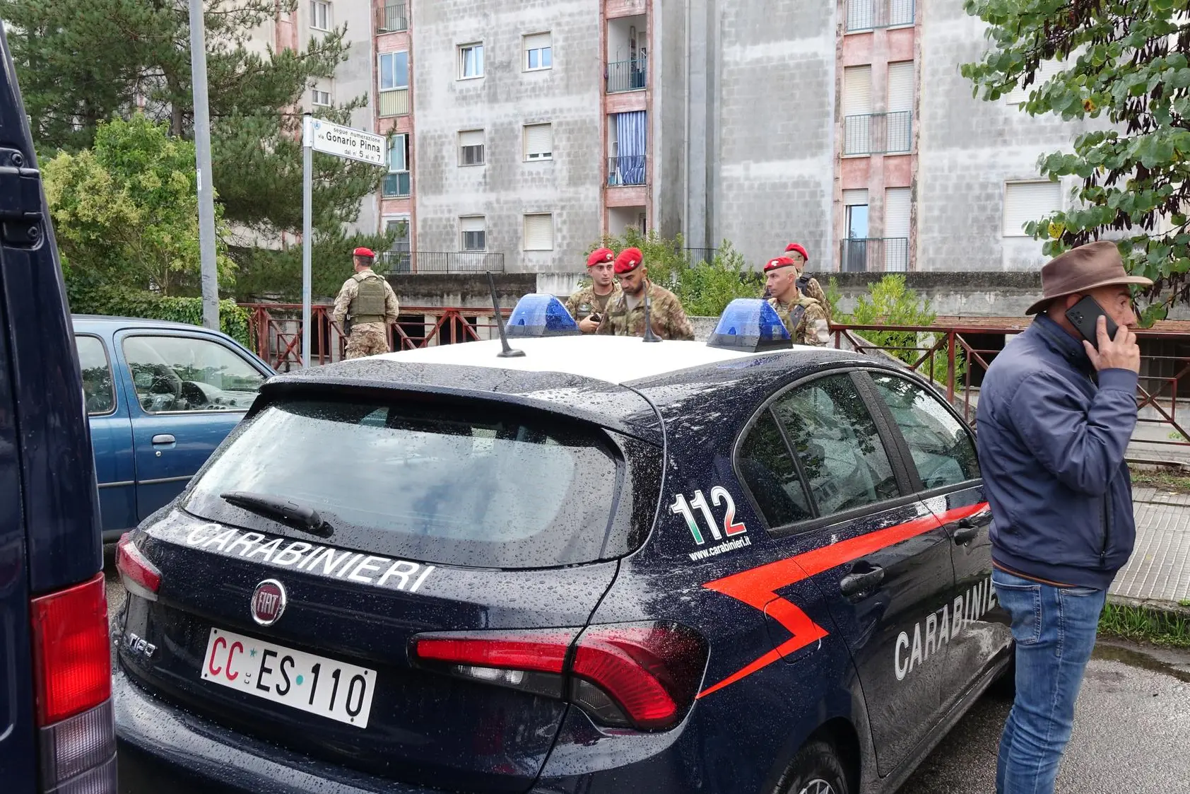 Via Gonario Pinna, dove Gleboni si è tolto la vita (Gianfranco Locci)