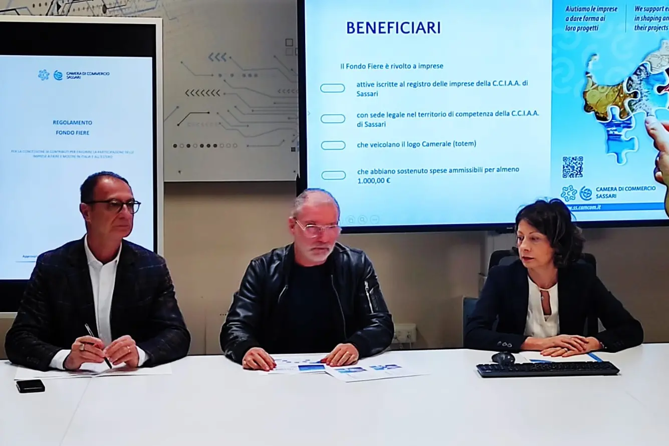 La presentazione del Fondo Fiere 2026 (foto G. Marras)