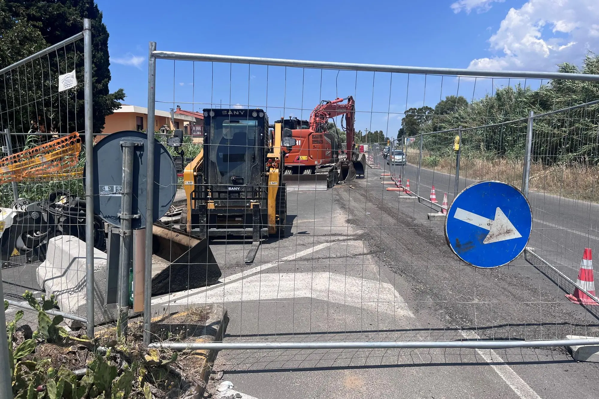 Un cantiere del Tyrrhenian Link