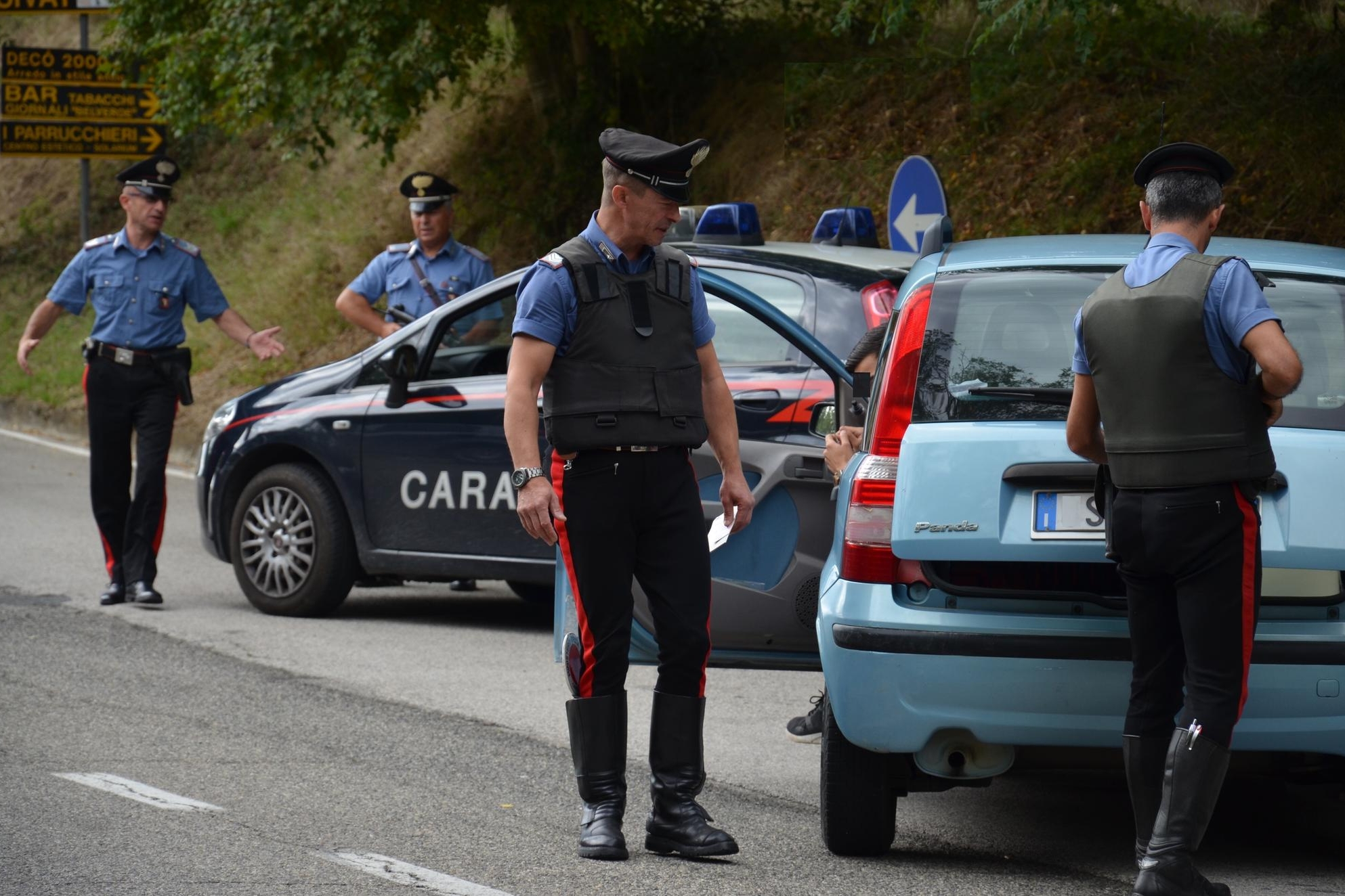 Ubriaco alla guida, si schianta a San Vito: motociclista 41enne nei guai (foto carabinieri)