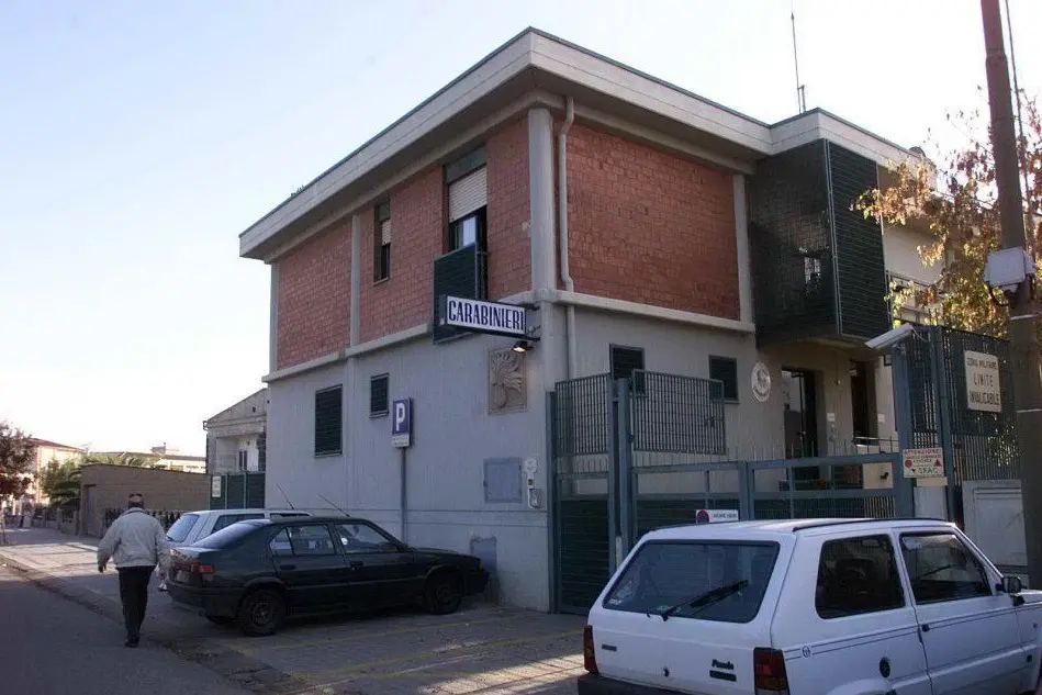 La caserma dei carabinieri di Terralba (Archivio L'Unione Sarda)