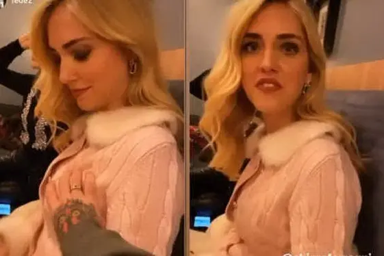 Chiara Ferragni (foto da frame video Instagram)