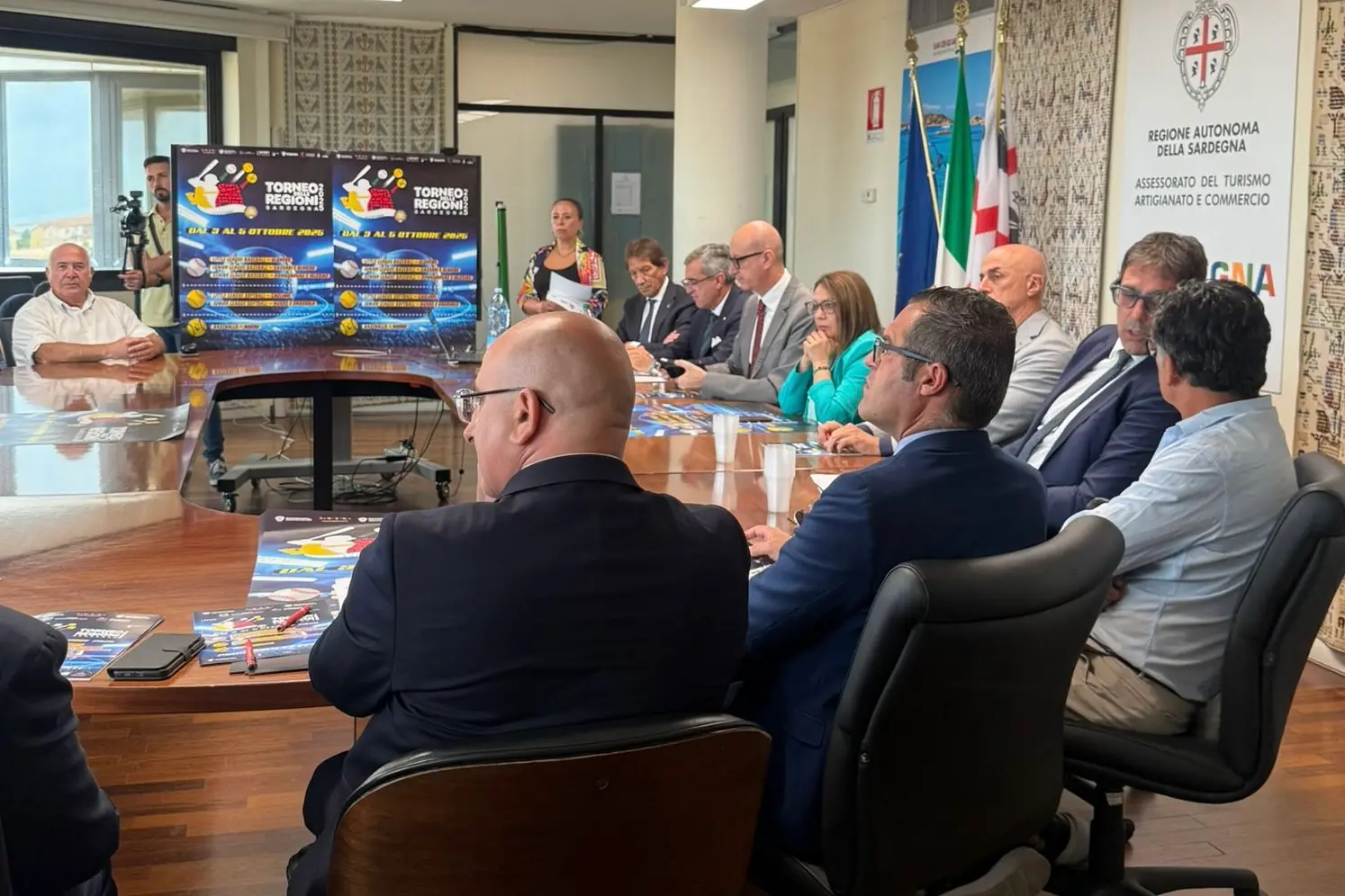 La conferenza stampa di presentazione del 22º Torneo delle Regioni (foto Vanna Chessa)