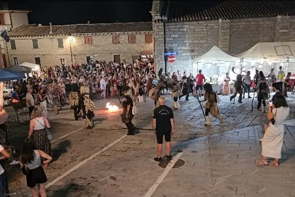 Un momento della manifestazione (foto Comune Luogosanto)