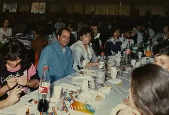 Un moment convivial entre les membres du club"Coghinas\" (Photo gracieuseté)