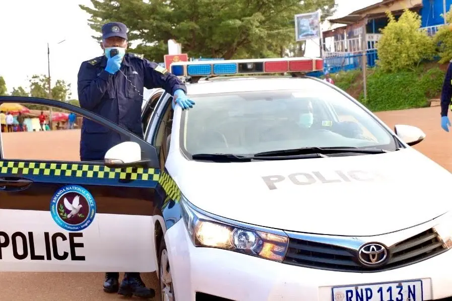 Polizia in Ruanda (foto da Facebook)