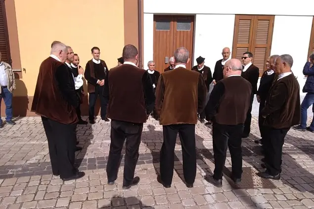 Il coro Paulicu Mossa di Bonorva (foto Antonio Caria)