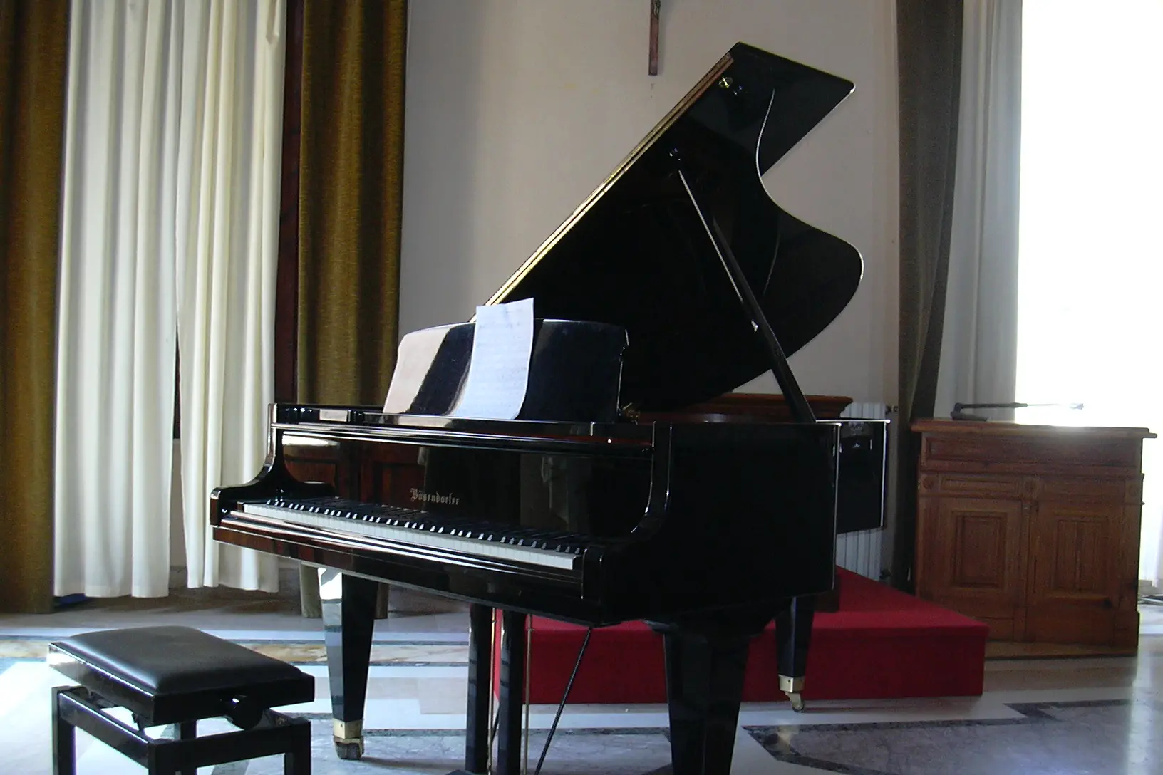 Il pianoforte (foto Ronchi)