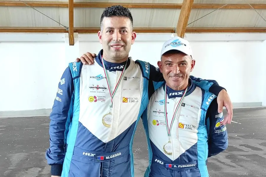Marino Gessa e Salvatore Pusceddu, vincitori del 37&ordm; Rally Valdinievole e Montalbano (foto Vanna Chessa)