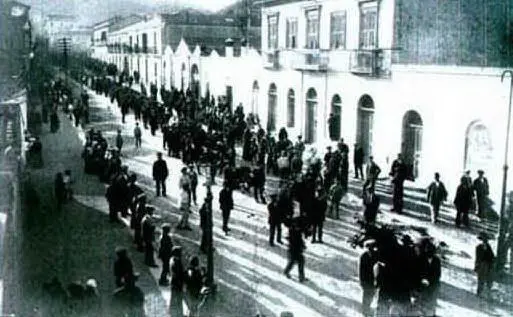 Il corteo funebre